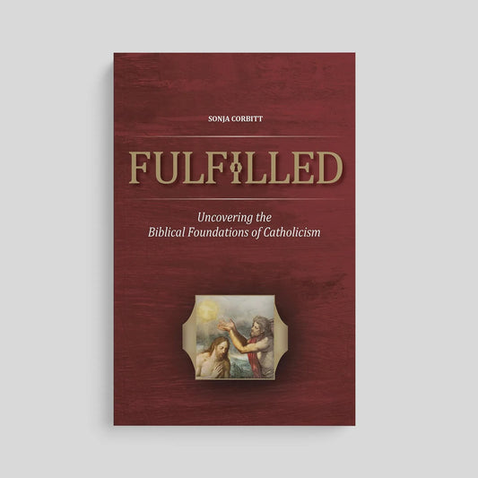 Book cover of 'Fulfilled' by Sonja Corbett on a gray background