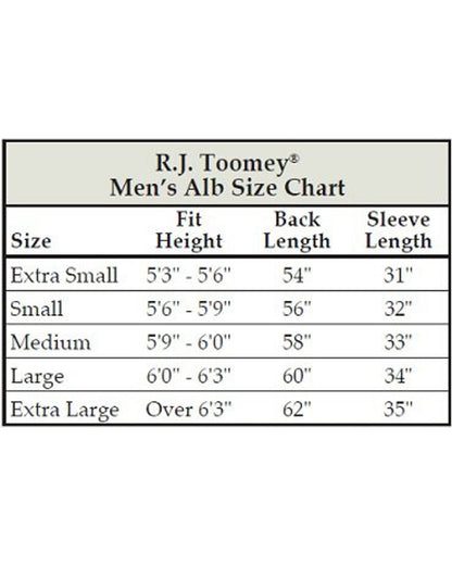 Plain Box Pleated Alb