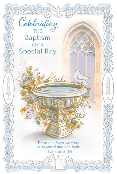 Greeting Card - Baptism for Boy (Child or Teen)