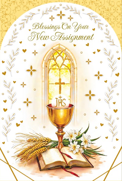 Greeting Card: Blessings On Your New Assignment