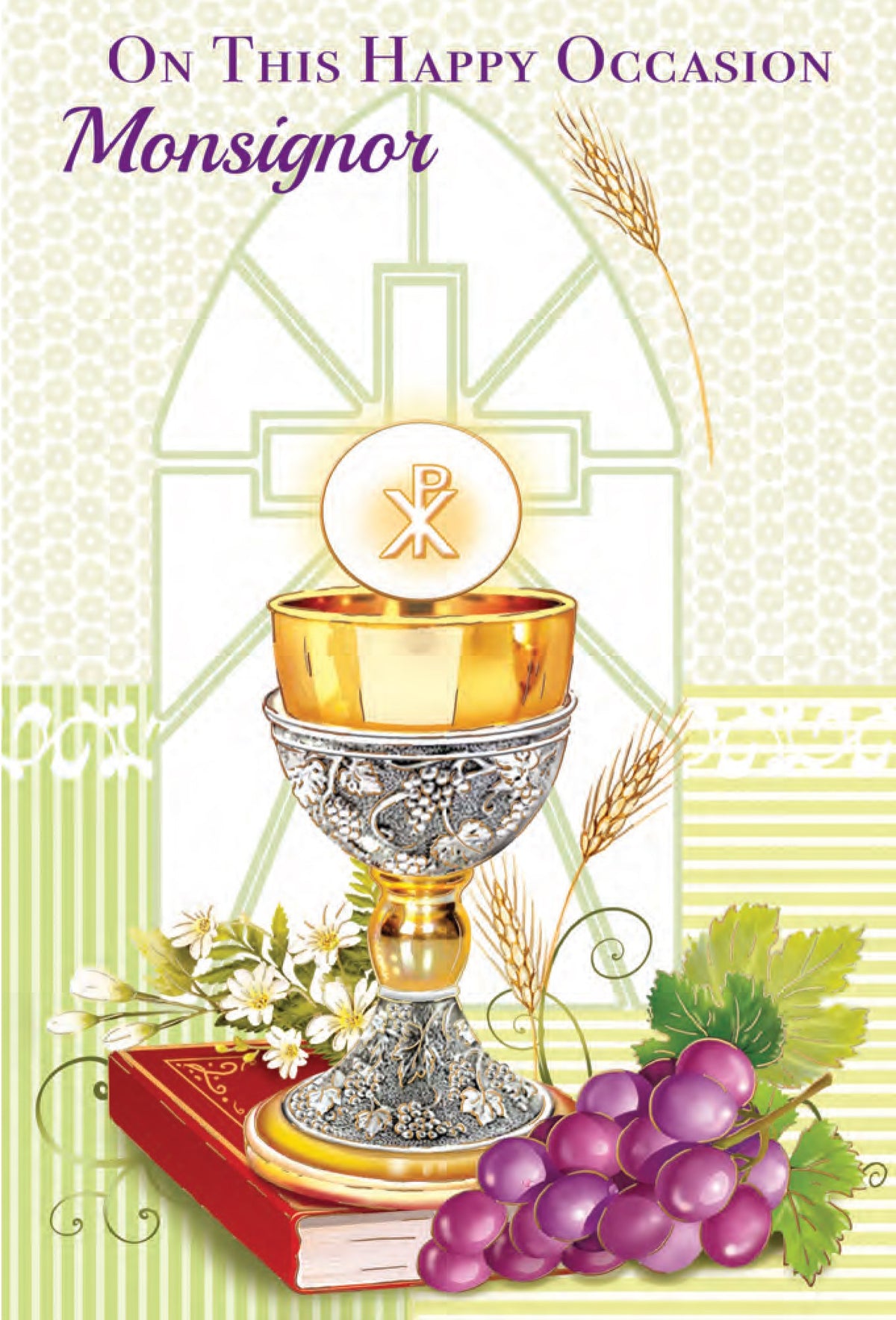 Greeting Card - On this Happy Occasion for Monsignor