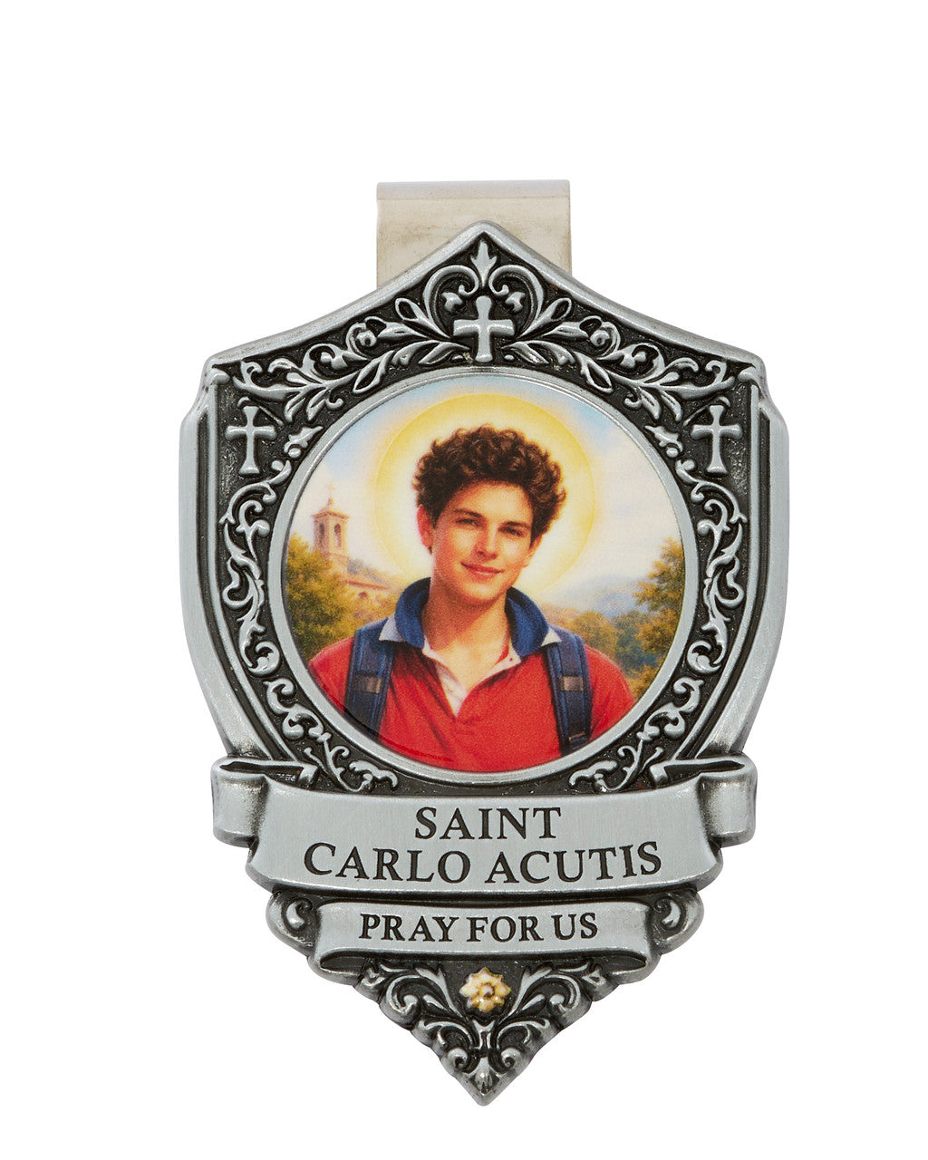 St. Carlo Acutis Visor Clip