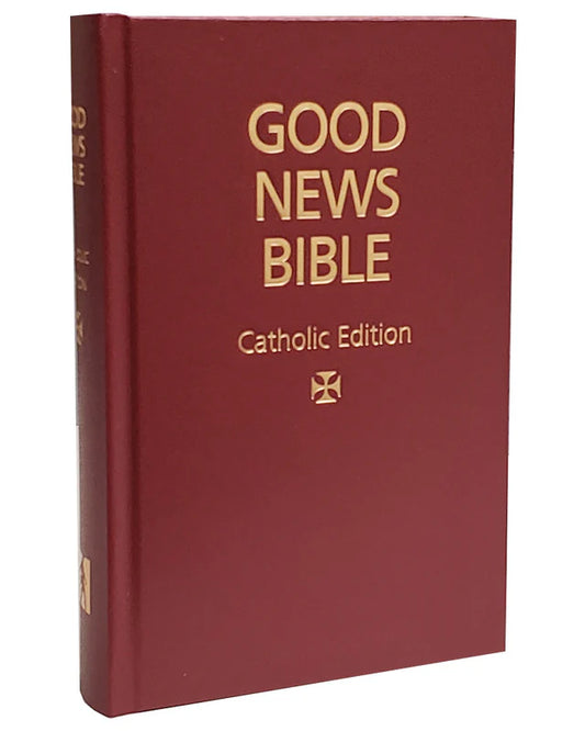 Good News Bible Catholic Edition on a white background