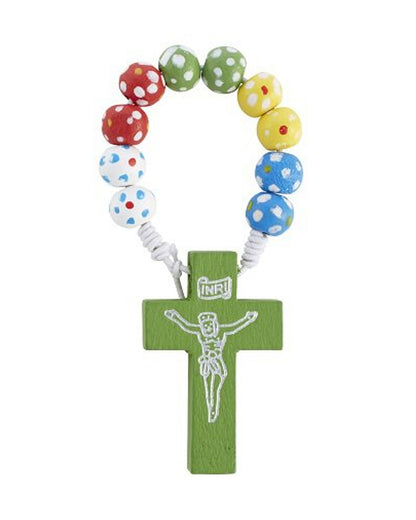Colourful Rosary Ring