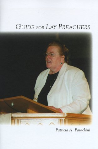 Book cover of 'Guide for Lay Preachers' with a photo of a woman at a lectern.