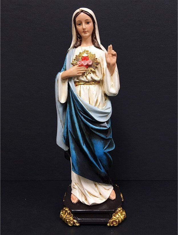 Immaculate Heart of Mary Statue 12"