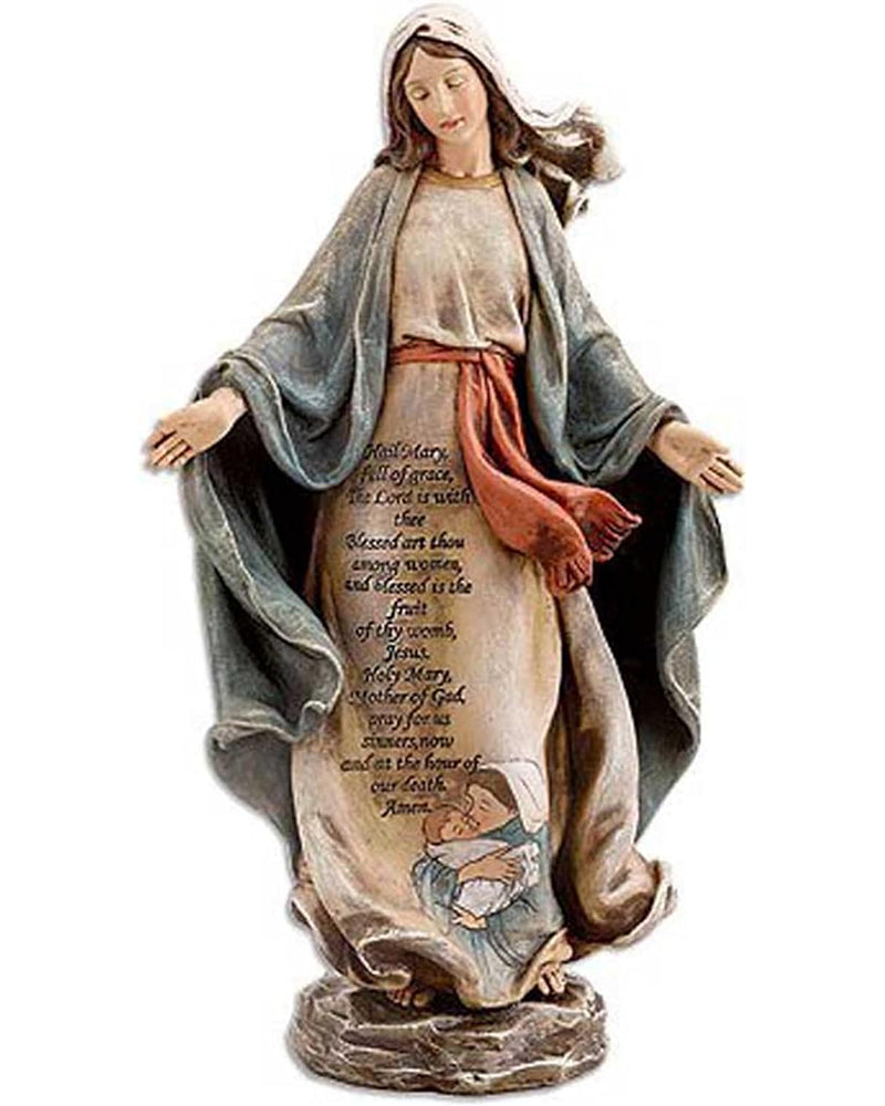 Hail Mary Statue 12"