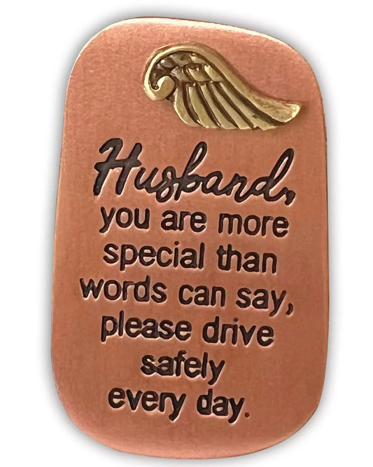 Husband Auto Visor Clip