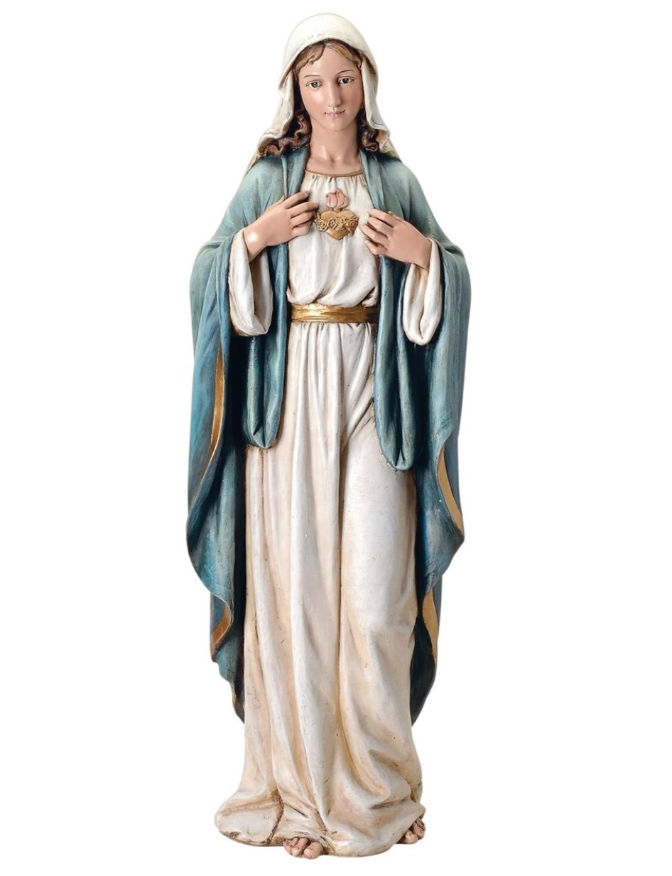 Estatua Inmaculado Corazón de María 37"