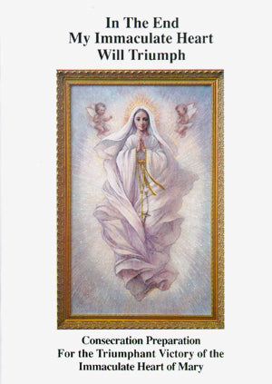 Image of a religious icon with text about the Immaculate Heart of Mary.