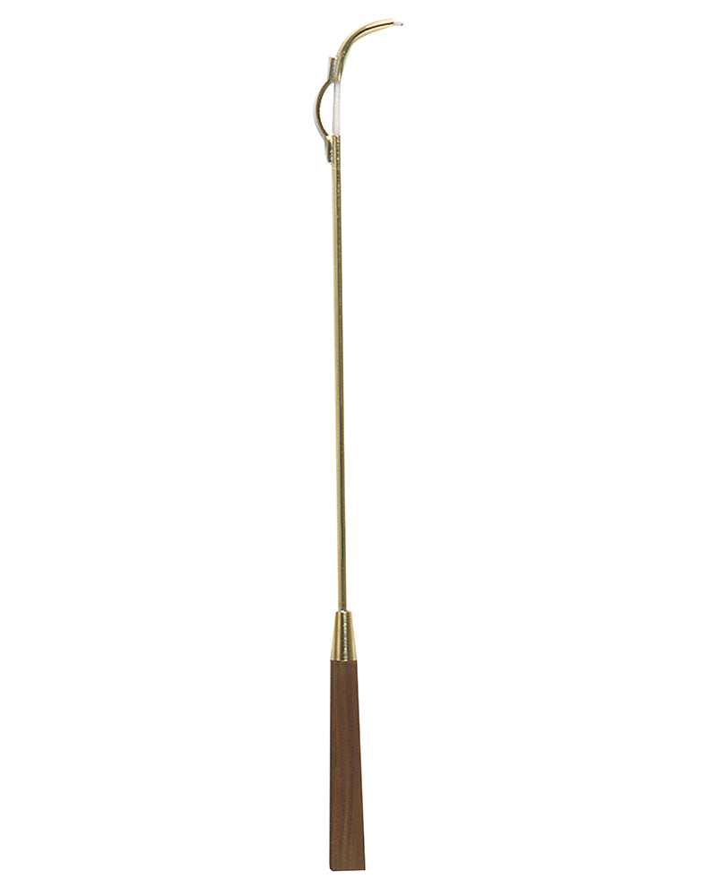 Encendedor de Velas de Latón Macizo con Mango de Nogal de 50,8 cm