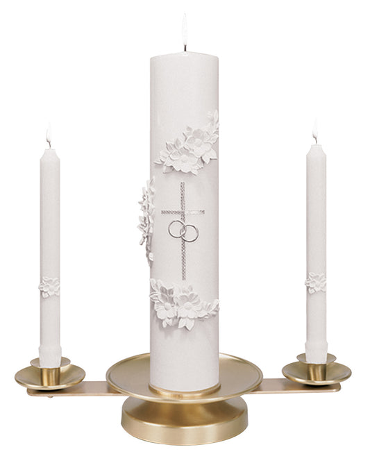 Brass Wedding Candelabra 15"