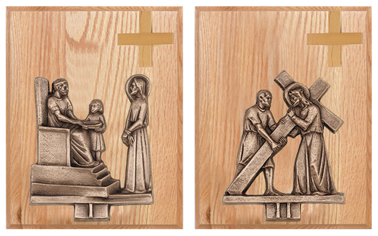 Bronze Stations of the Cross
