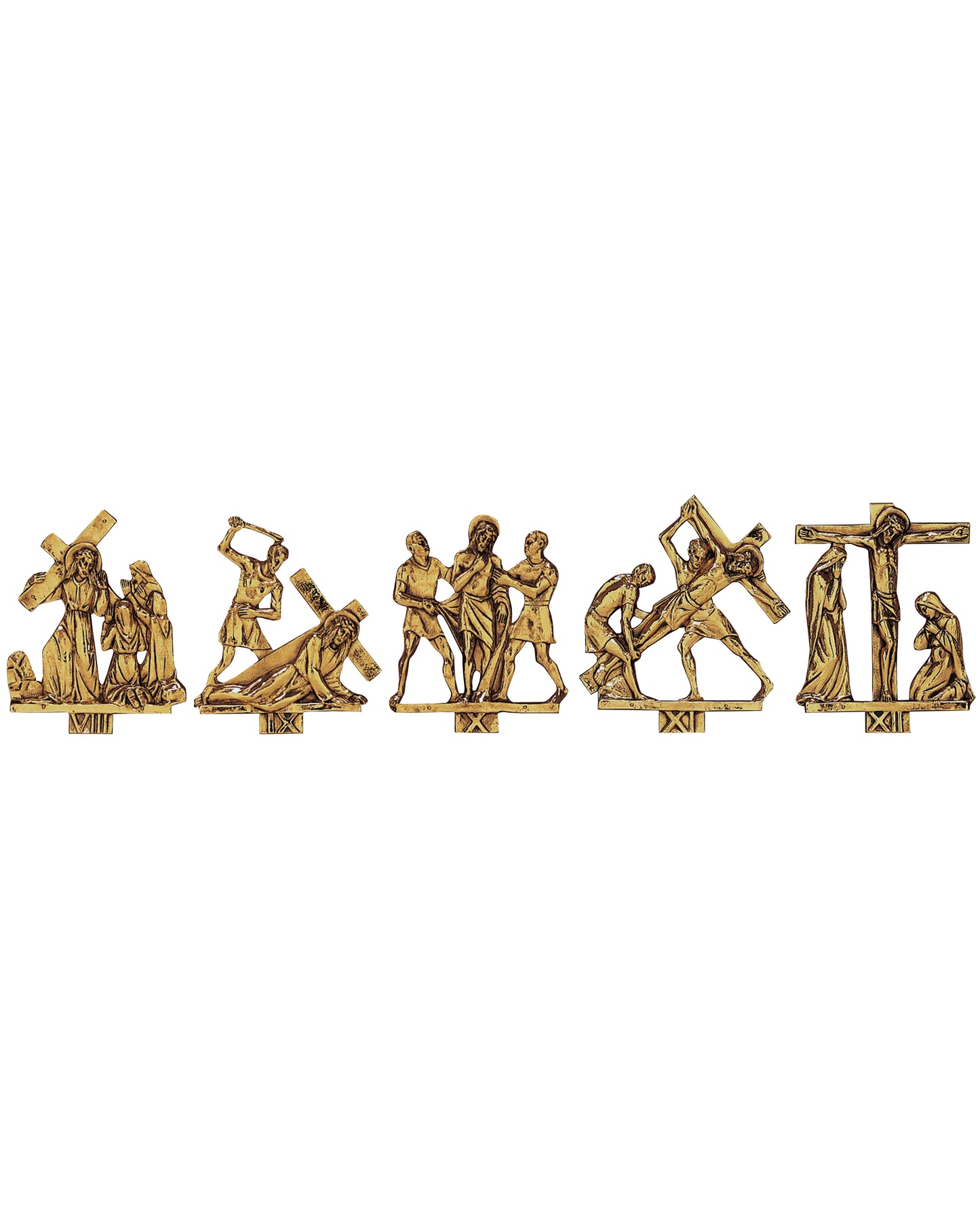 24k Gold-Plated Stations of the Cross
