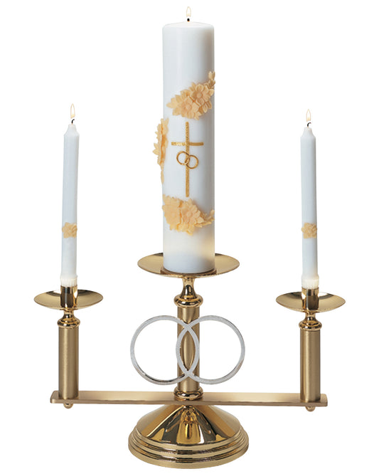 Brass Wedding Candelabra 18"