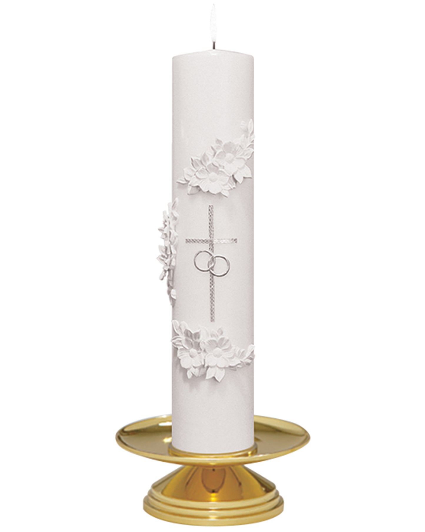 Brass Single Wedding Candle Holder