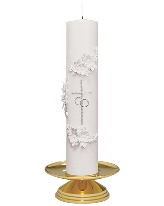 Brass Single Wedding Candle Holder