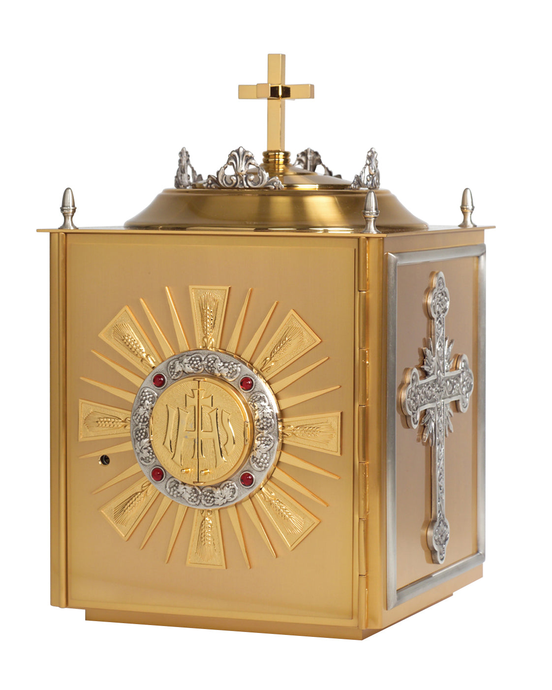 Sagrario – Baño de oro de 24 quilates con detalles de plata y luna – 18"