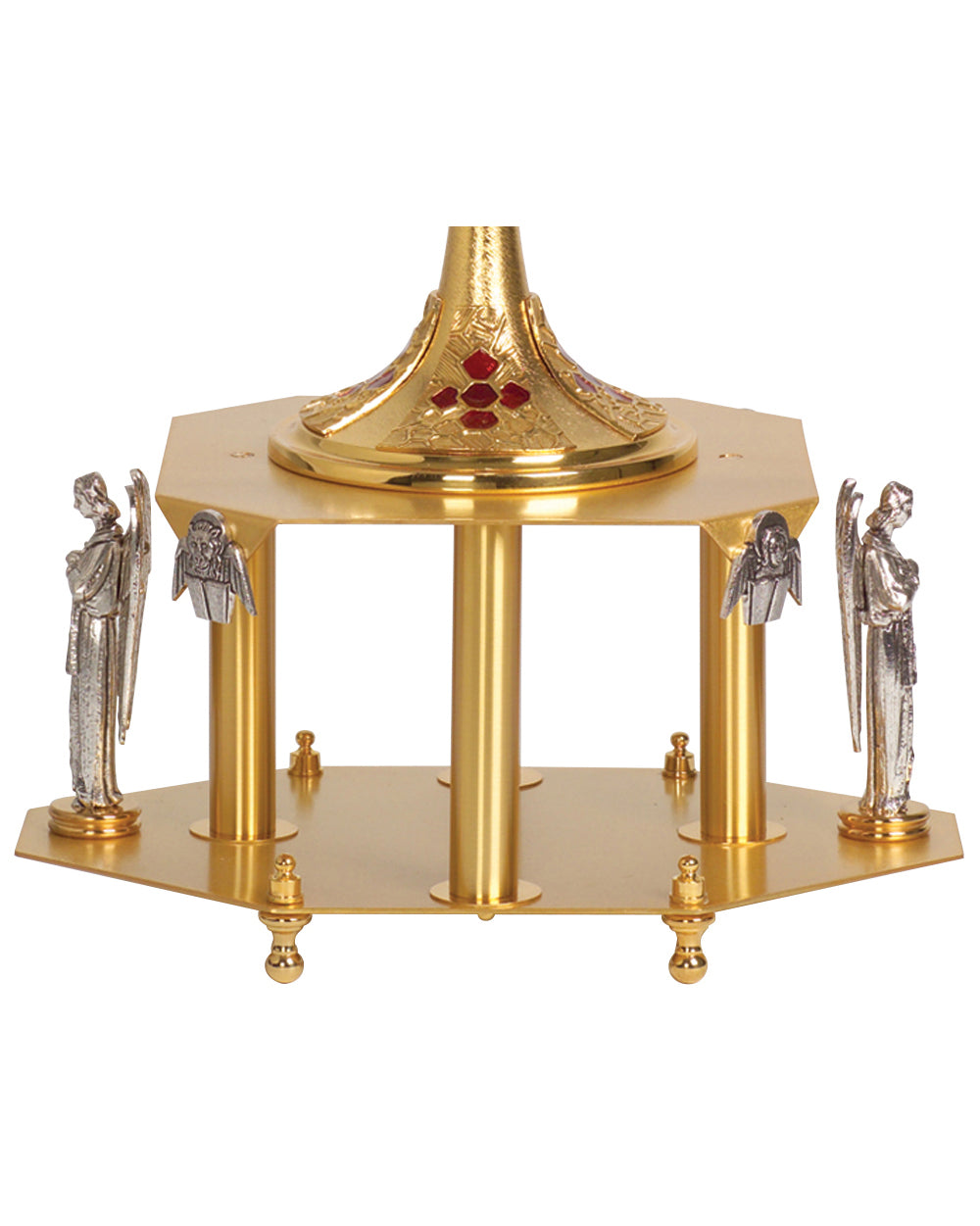 24k Gold-Plated Thabor with Angels 7"