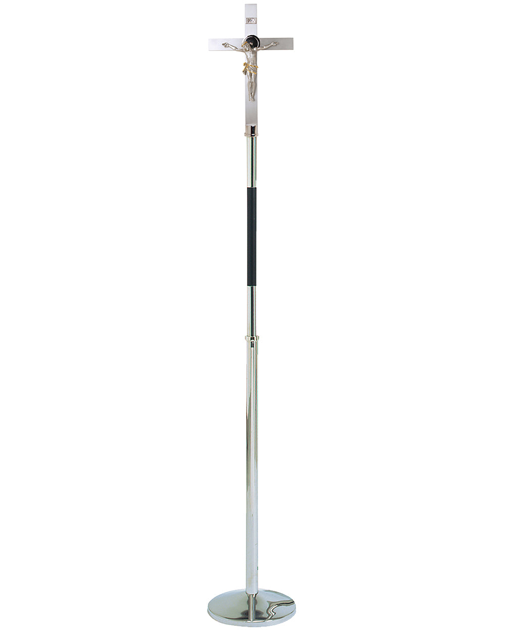 Cruz procesional de acero inoxidable de 72"