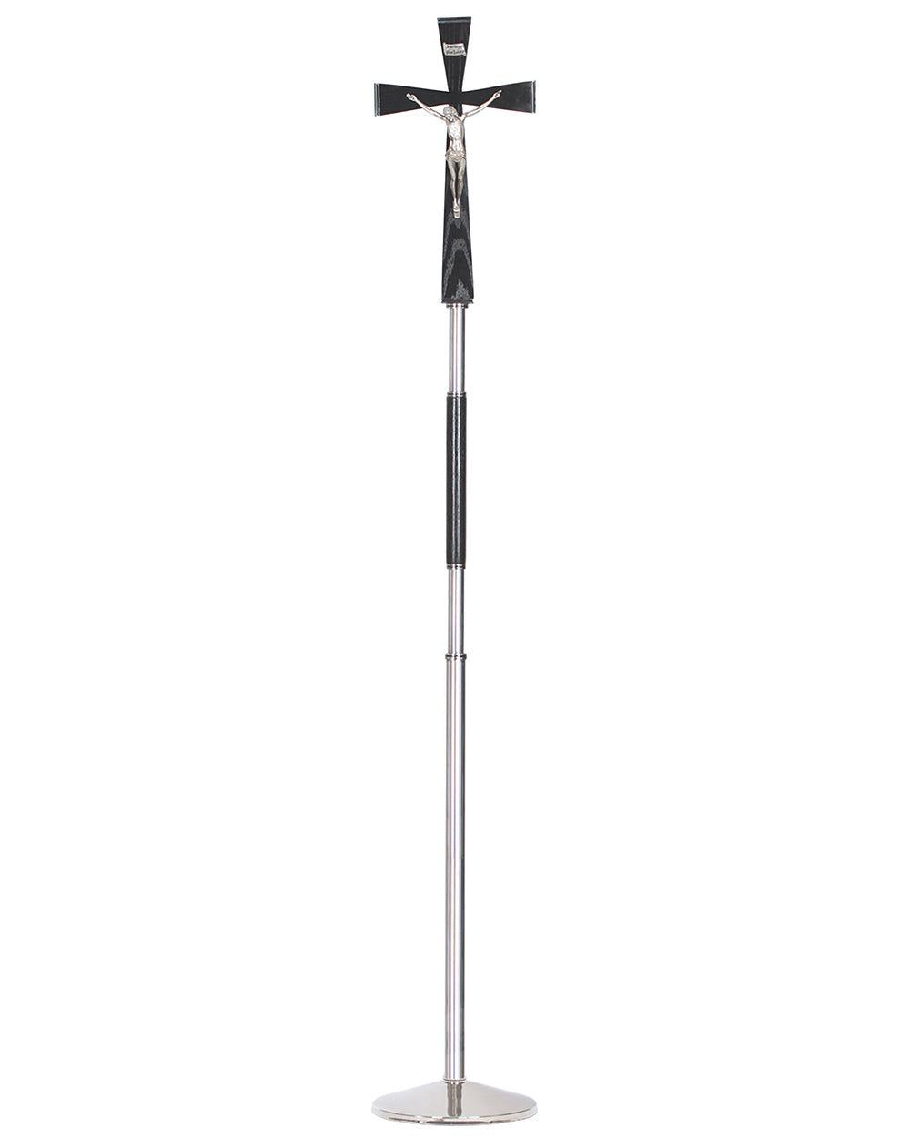 Stainless Steel Processional Crucifix 79"