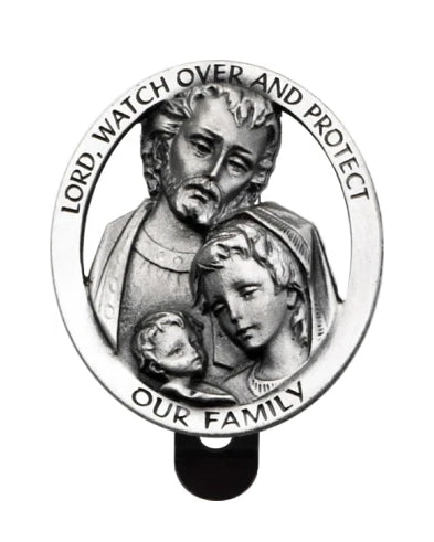 Holy Family Auto Visor Clip 2"