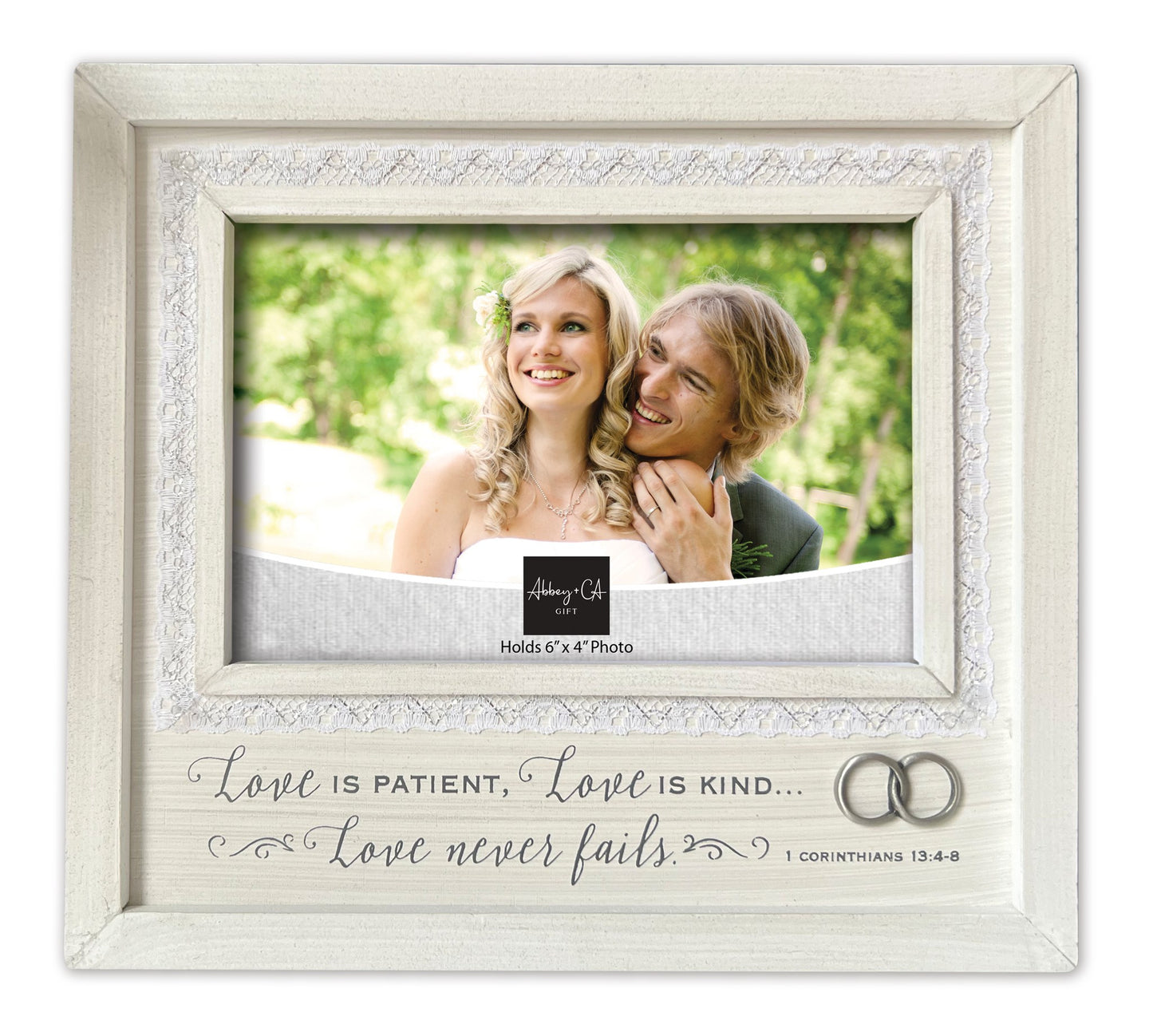 Love is Patient Wedding Frame 7.5 x 8.5"