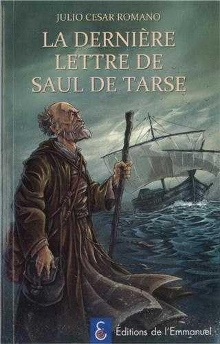 Book cover with a man holding a staff on a boat in the water, with text above him.