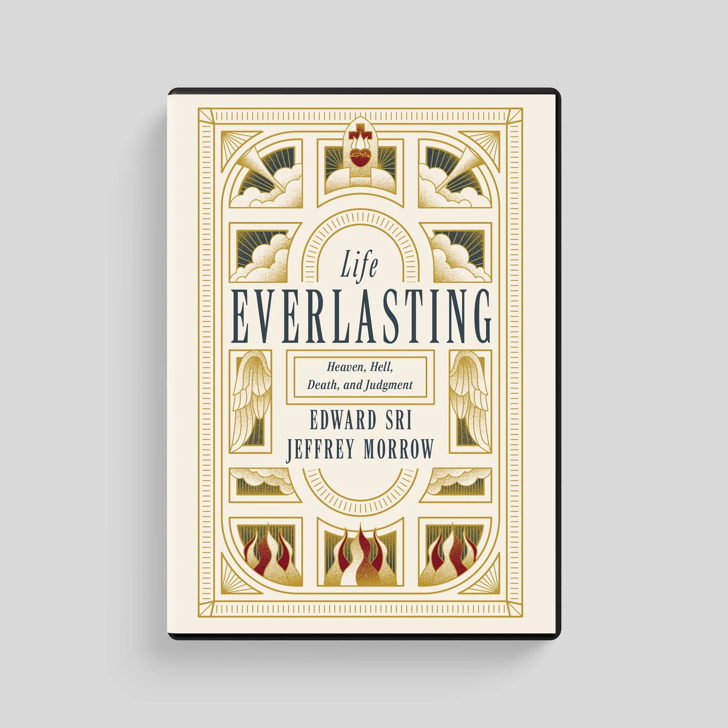 Book cover of 'Life Everlasting' by Edward Sri and Jeffrey Morrow on a light gray background