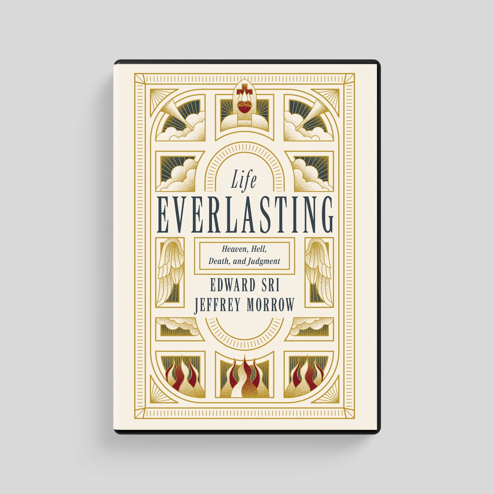 Book cover of 'Life Everlasting' by Edward Sri and Jeffrey Morrow on a light gray background