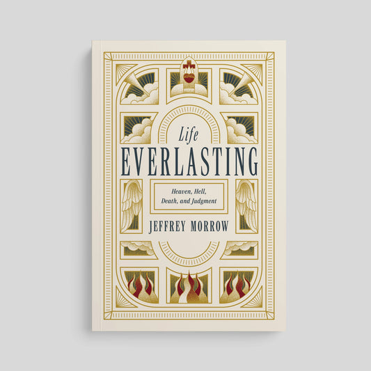 Book cover of 'Life Everlasting' by Jeffrey Morrow on a light gray background