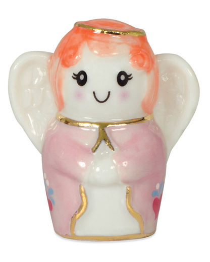 Porcelain Lucky Angels 1-3/4"
