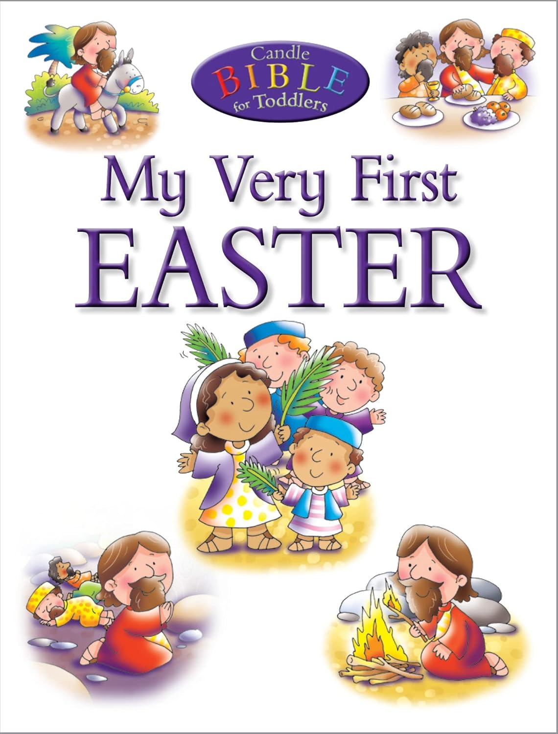 Book cover of 'My Very First Easter' for toddlers with illustrations and text.