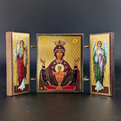 Imán del Icono Tríptico del Cáliz Inagotable