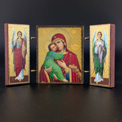 Aimant icône Triptyque de Notre-Dame de Vladimir
