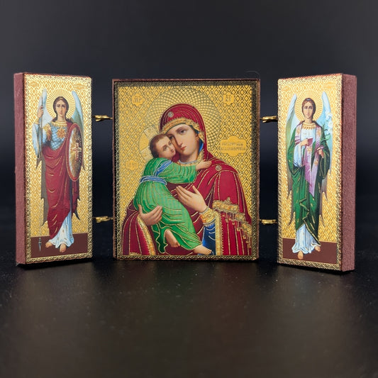 Aimant icône Triptyque de Notre-Dame de Vladimir