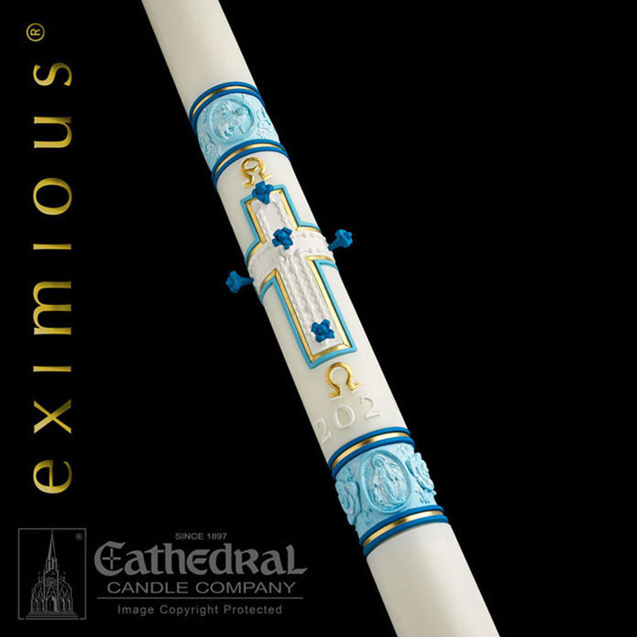 Paschal Candle: Most Holy Rosary