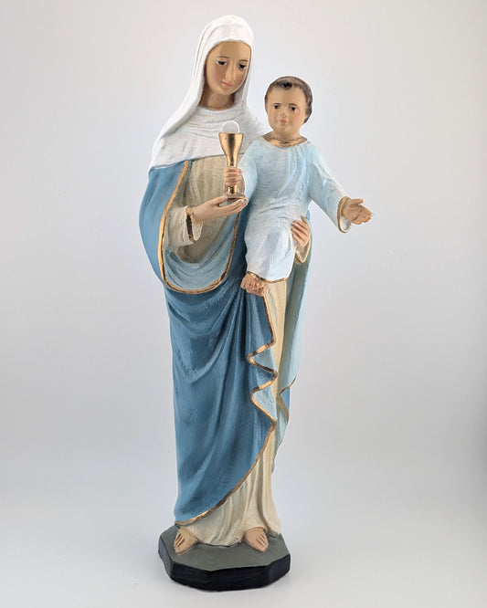 Estatua de Nuestra Señora del Santísimo Sacramento de 33 cm