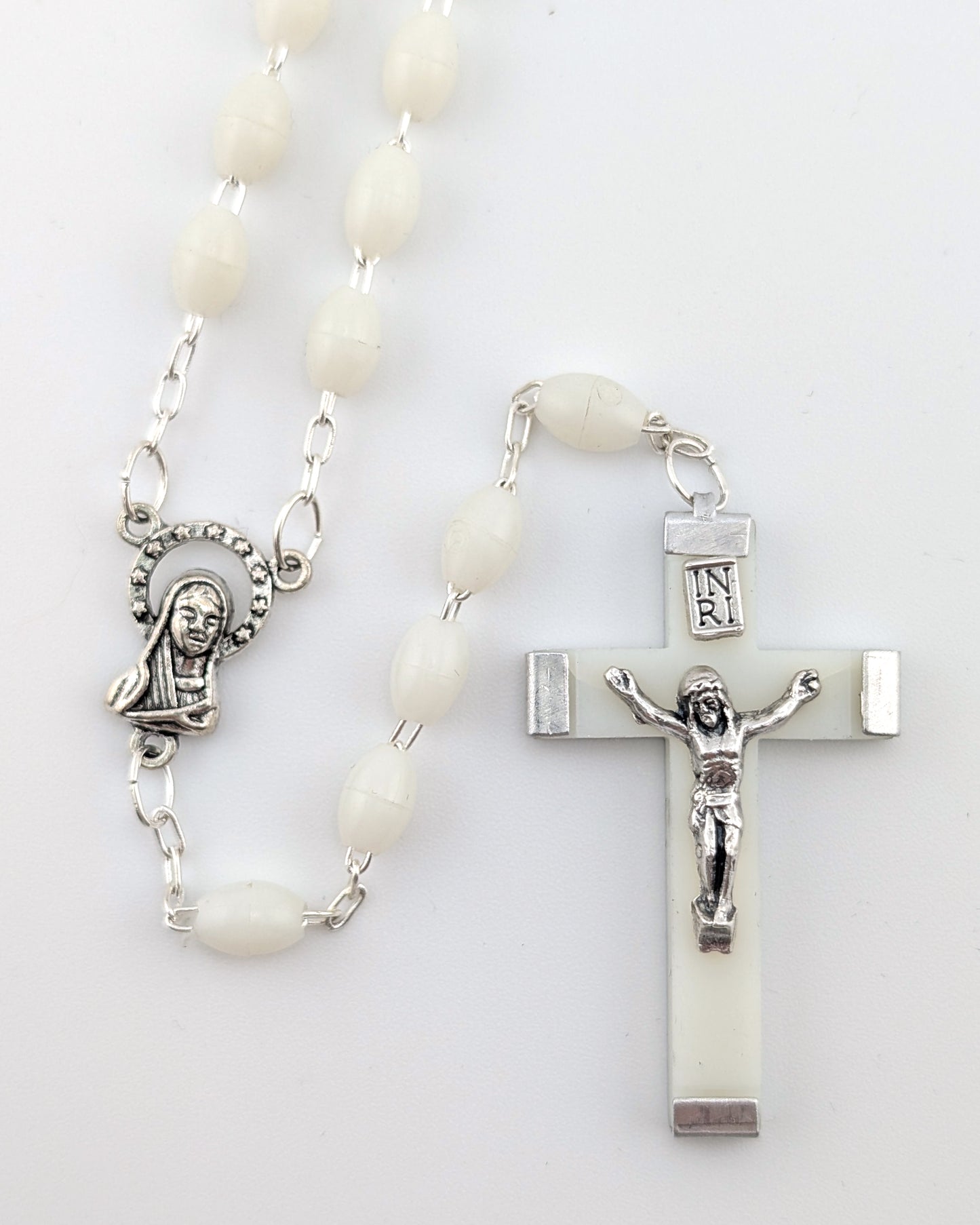 Chapelet Lumineux 5x7mm avec Crucifix Lumineux