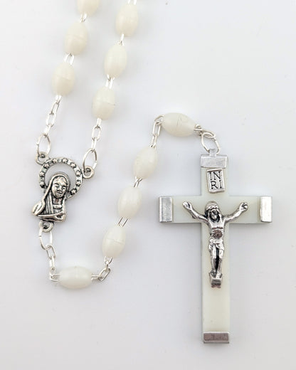 Chapelet Lumineux 5x7mm avec Crucifix Lumineux