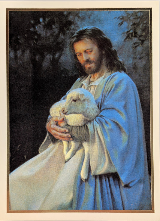 "I Know My Sheep" Sympathy Mass Card (Box of 50)