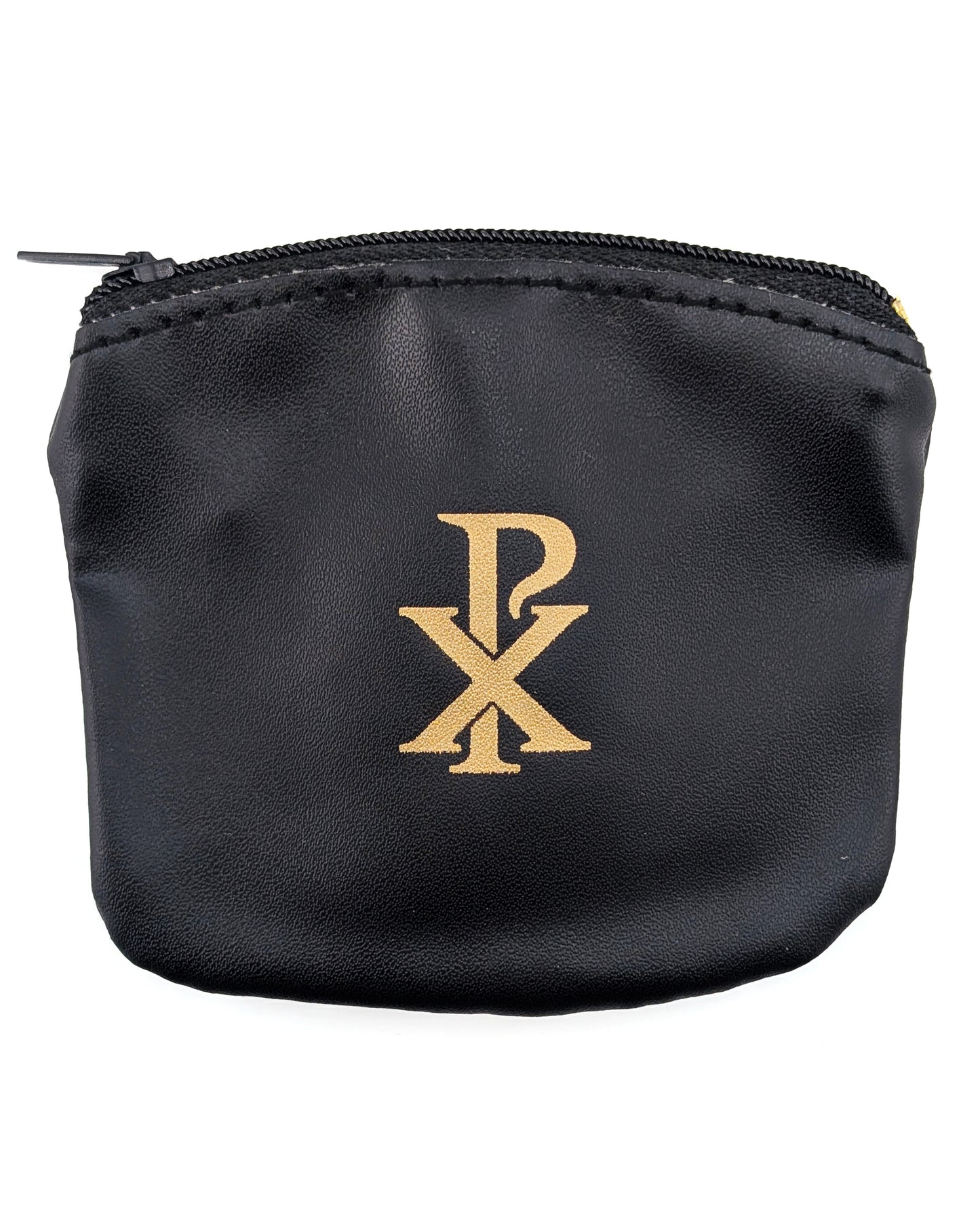 Black Leatherette Rosary Case 3.25 x 2.5"