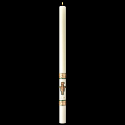 Paschal Candle: Cross of St. Francis