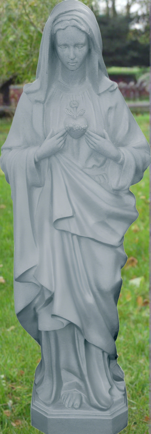 Immaculate Heart of Mary Garden Statue - 36"