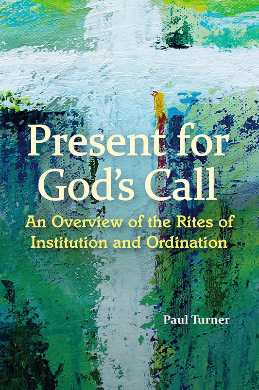 Book cover of 'Present for God's Call' with a colorful abstract design