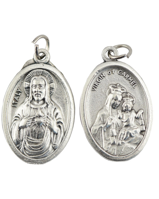 Sacred Heart of Jesus/Our Lady of Mount Carmel Medal