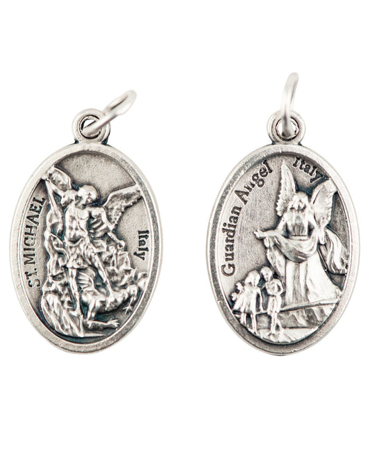 St. Michael/Guardian Angel Oval Medal