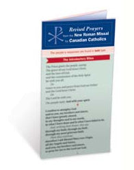 Revised Prayers from the New Roman Missal (Pew-Card Pack of 50)