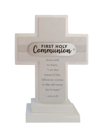 First Holy Communion Standing Cross 7"