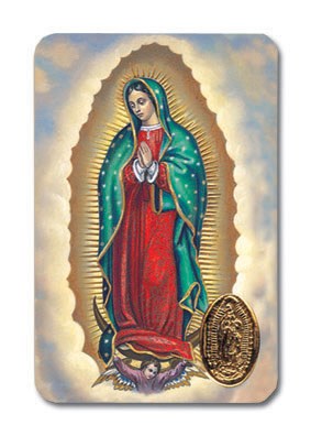 Prayer to Our Lady of Guadalupe Holy Card